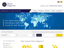 Tablet Screenshot of giros-seguros.com